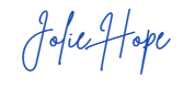 Jolie Hope signature